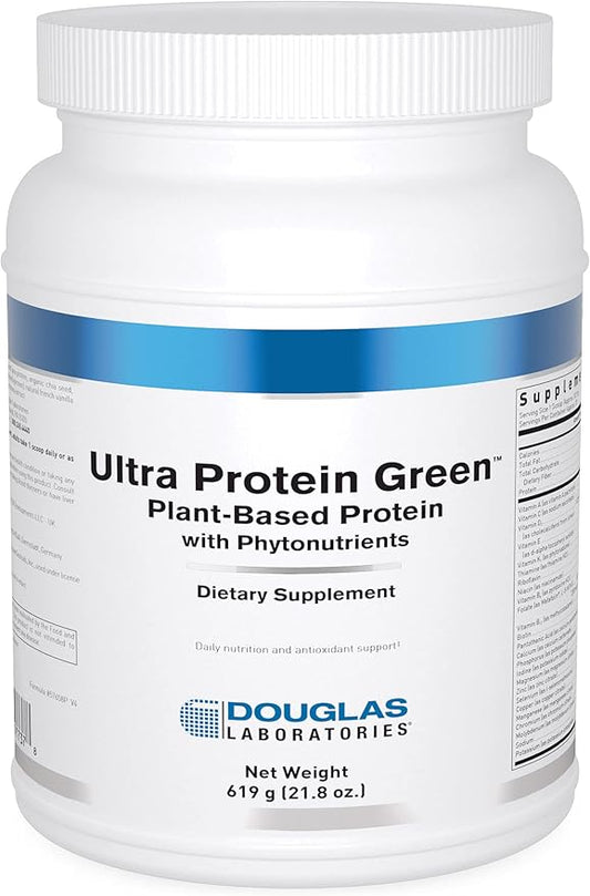 Douglas Laboratories Ultra Protein Green | Vanilla Plant-Based Protein Powder | 21.8 Ounces