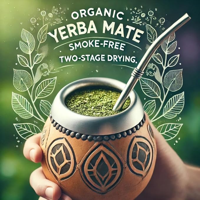 Tozzy Organic Yerba Mate Tea, Unsmoked – 100 Count, Plant-Based Pyramid Tea Bags | Caffeine-Powered