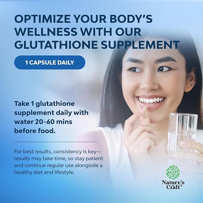 Reduced Glutathione Supplement with Milk Thistle - 500 mg per Serving Pure L Glutathione with Alpha Lipoic Acid & Milk Thistle Silymarin for Skin Radiance, Liver Support & Immune Support - 30 Count