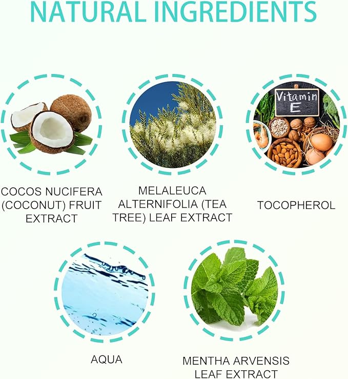 Spearmint Oil Pulling Mouthwash Rinse, Cold-Pressed Coconut Mouthwash, Fresh Breath & Oral Care, Cleans Deeply Gentle Yet Effective (1)