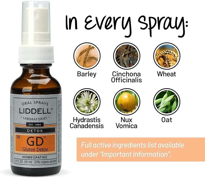 Liddell Laboratories Gluten Detox 1 Ounce