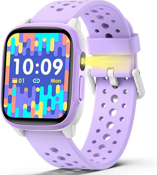 Kids Watch with 140 Sports Modes, 1.5" Kids Fitness Tracker, Girls Smart Watch, No APP/Phone Required, Sleep Monitor, Heart Rate, Puzzle Games, IP68 Waterproof,Gifts for Girls Teens Aged 6-15