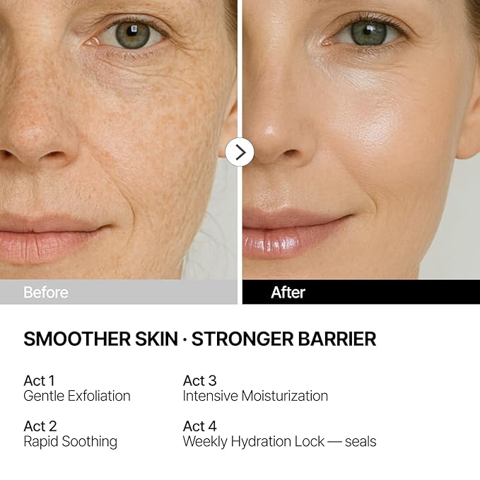 THOME G-Peel Program One Day Kit – Korean 4-Step Radiant Skincare Facial – Low Irritating & Gentle on Sensitive Skin – Brightens, Smooths & Strengthens Barrier (1 Sheet)