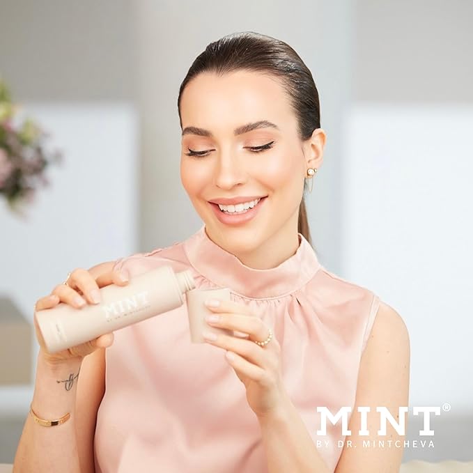 Mint Biotic Mouthwash (200 ml) – Antibacterial Mouthwash for Fresh Breath – with Vitamin B12 & Vitamin E – for Care and Strengthening of The Oral Flora