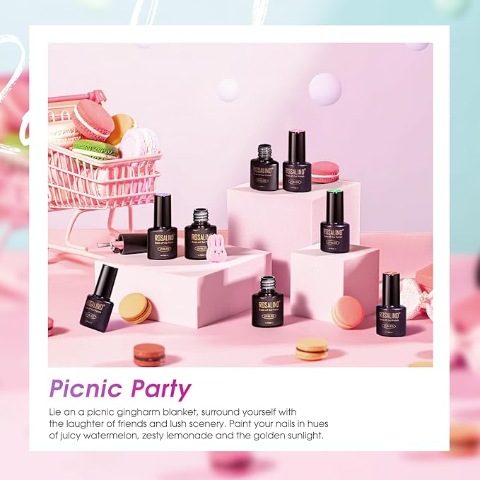 ROSALIND Gold Glitter Cat Eye Gel Polish - 12 Colors Magnetic Cateye Gel Nail Polish Set with Magnet Stick Golden Silk-like Effect Soak Off UV Set Sparkling Glitter Nail Art Collection