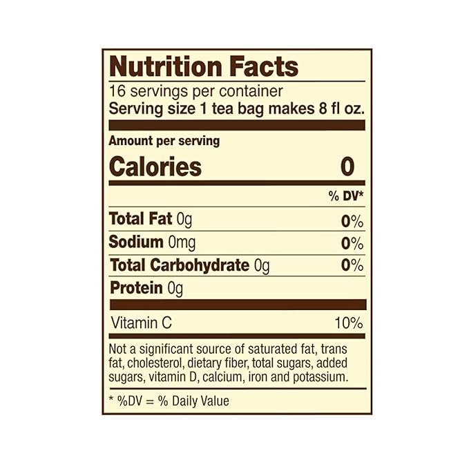 Celestial Seasonings Lemon Honey Drop Herbal Tea, 16 Tea Bags Box