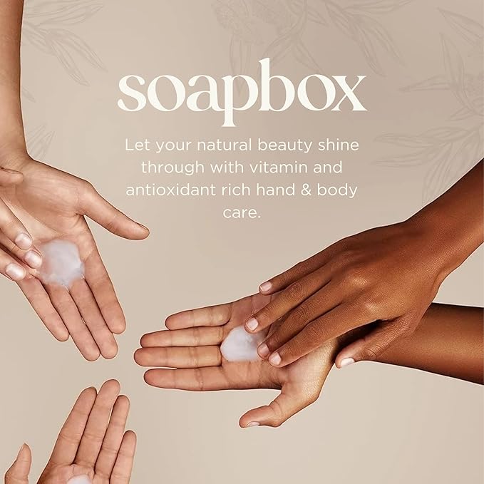 Soapbox Liquid Hand Soap, Coconut Milk & Sandalwood, Gentle & Moisturizing Hand Wash for Kitchen and Bathroom, Vegan & Cruelty Free Scented Hand Soap 12 Ounce Pump Bottles (Pack of 3)