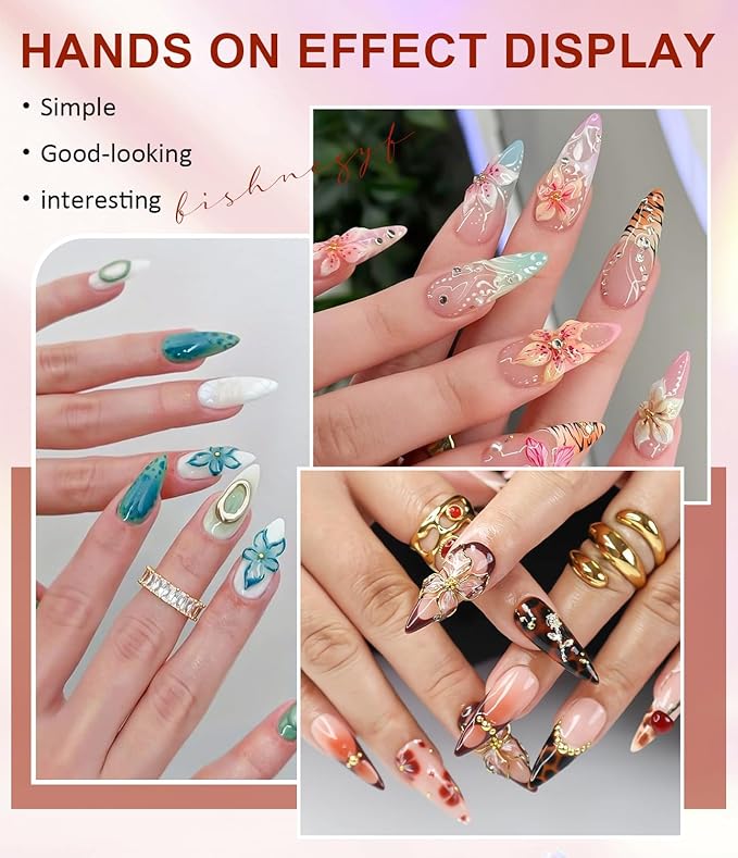 Holographic Aurora Nail Powder 4 PCS - Metallic Silver Gold Green Mirror Chrome Pigment for Professional Nail Art Decoration,Salon Grade Chrome Powder Set