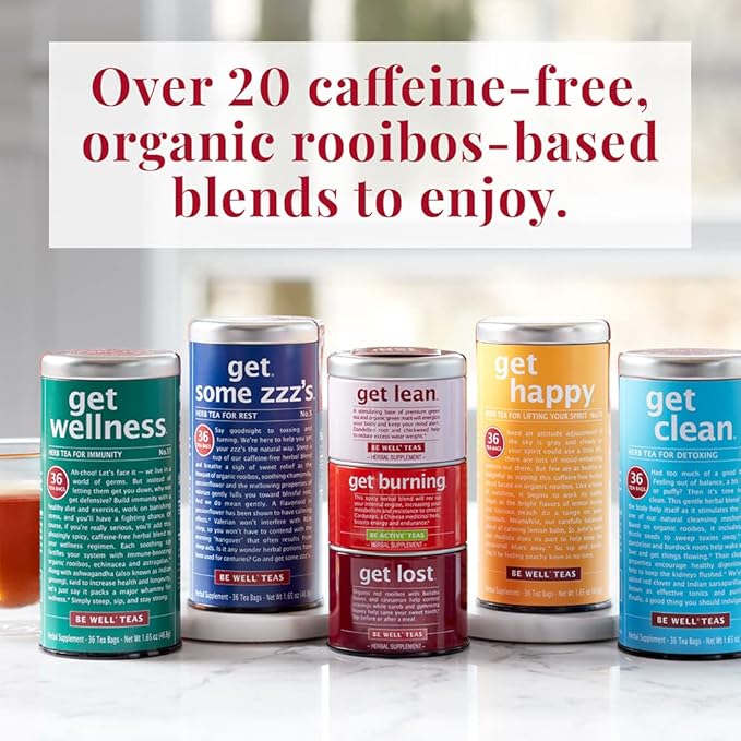 The Republic of Tea - Get Some Zzz’s – No. 5 Herb Tea for Rest, No Caffeine, 36 Tea Bags