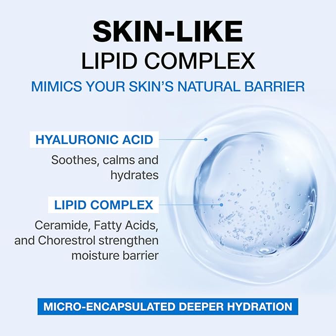 PHYSIOGEL Facial Moisturizer, Provides 120-hour Lasting Hydration Korean Skin care, Fragrance Free, Strengthens Skin Barrier, Lightweight Cream for Sensitive Skin, Ceramide, Squalane, 1.7 fl.oz