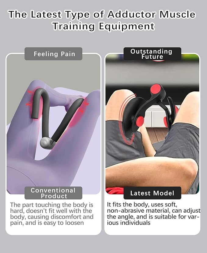 Thigh Exerciser Kegel Exerciser, Pelvic Floor Trainer, Kegel Trainer for Postpartum Rehabilitation, Trimmer Inner Thigh, Thigh Toner Workout,