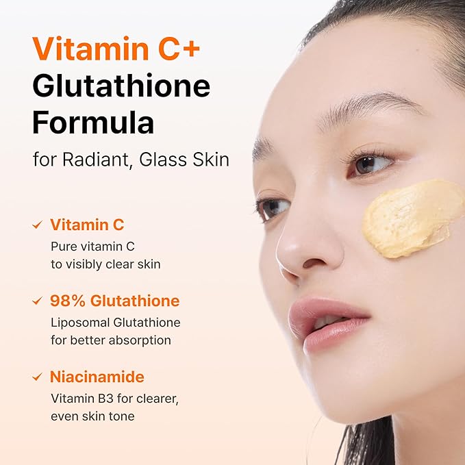 DearKlairs Freshly Juiced Vitamin Clay Mask Cleanser, Deep Pore Wash, Clear Radiant Skin, Glutathione, Tangerine peel powder, PHA, Niacinamide (5.07 fl.oz (Pack of 1))