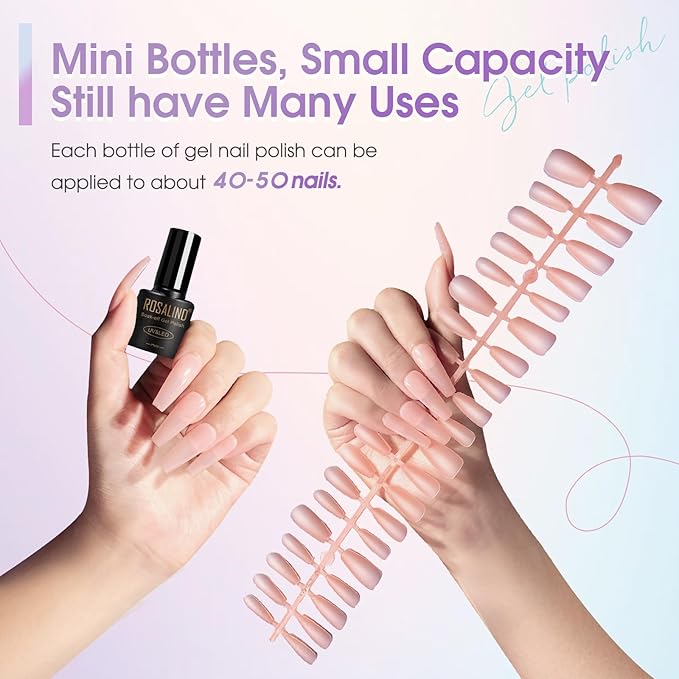 ROSALIND Cat Eye Gel Nail Polish - 12 Colors Jelly Gel Polish Set Translucent Cateye Effect Soak Off UV Set Magic Magnetic Glitter Nail Art Collection with Magnet Stick Manicure Gift for Women