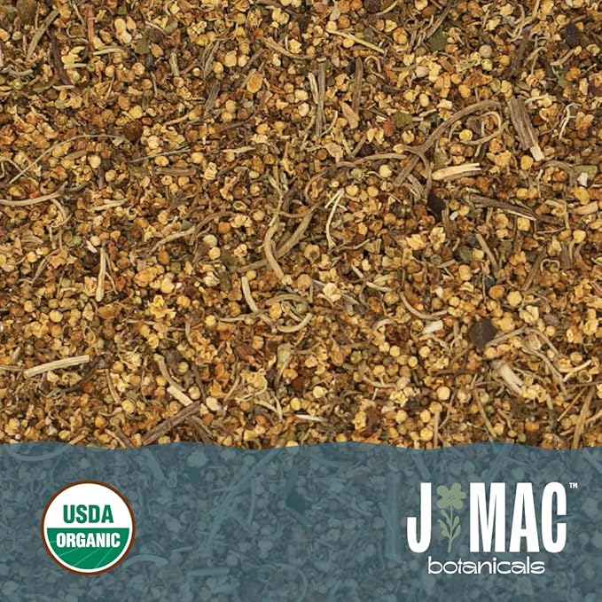 J Mac Botanicals Organic Elderflower, Herbal Tea - 16 ounces