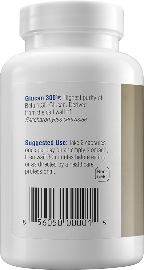 Transfer Point Immune Support Supplement Highly Purified Beta 1,3D Glucan 100 mg per Capsule (b-glucan Fiber) (Pack of 2)