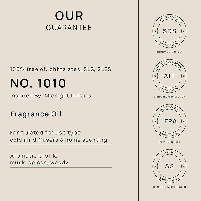 VINEVIDA (32oz) Hotel Fragrance Collection Diffuser Oil - Scents for Home - Cold Air Essential Oil - No.1010 Inspired by Hotel Costes