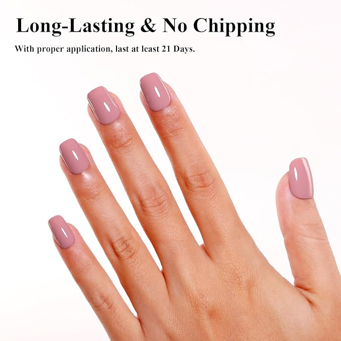 Imtiti 10ML Nude Pink Gel Polish Soak Off LED UV Nail Gel DIY at Home Salon Art Gift for Women Girls 1PCS