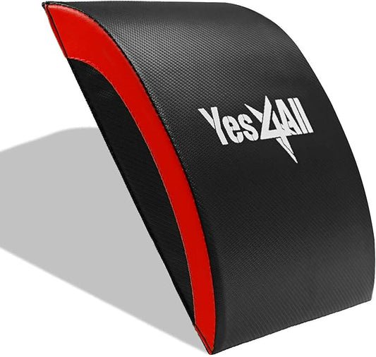 Yes4All Ab Exercise Mat Tailbone & No Tailbone, Foldable Abdominal Sit Up Support Pad, Abs Workout Equipment for Core Training and Lower Back