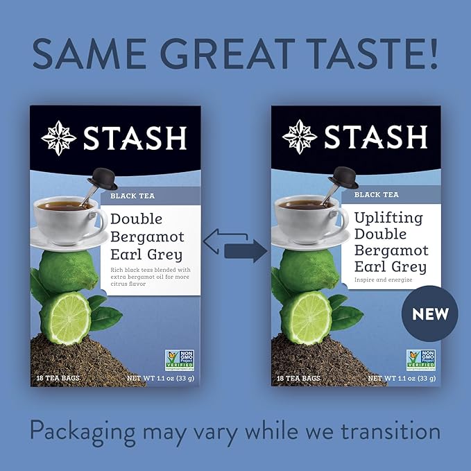 Stash Tea 6 Flavor The Earls Earl Grey Tea Assortment, 6 Boxes of 18 20 Tea Bags Each