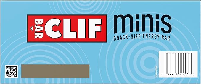 CLIF BAR Minis - White Chocolate Macadamia Nut Flavor - Made with Organic Oats - 4g Protein - Non-GMO - Plant Based - Snack-Size Energy Bars - 0.99 oz. (20 Pack)