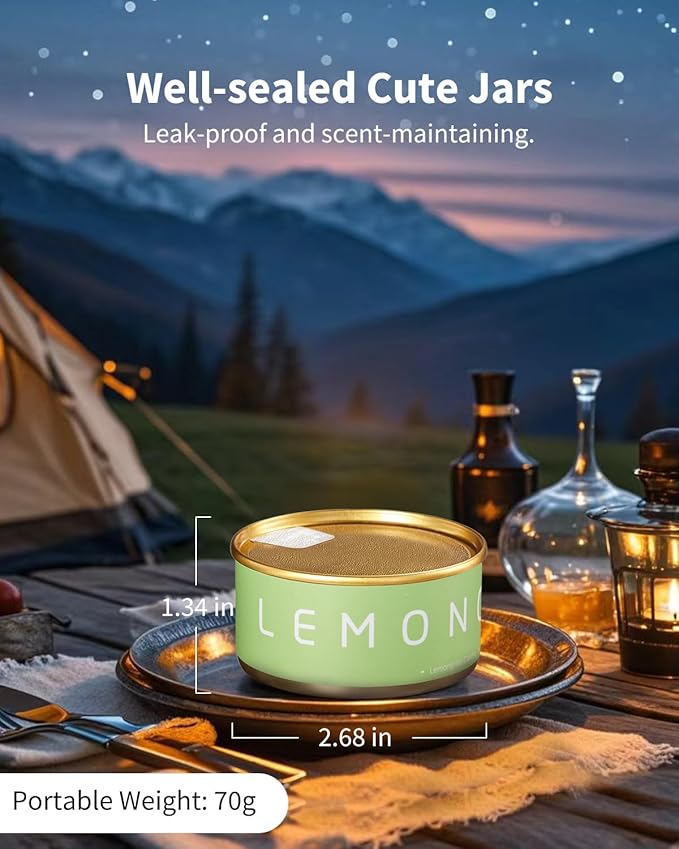 Christmas Luxury Scented Candles Gift Set, 6-Pack Variety Fall Scents, Natural Beeswax Aromatherapy Candles for Christmas Stocking Stuffer, Holiday, Birthday, Gift Ideas for Men & Women