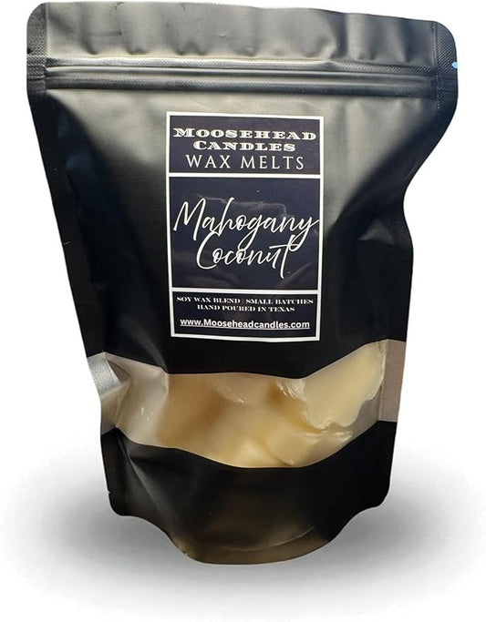 Moosehead Moosetracks XL Wax Melts – 10oz Resealable Bag of Puppy Paw Melts – Mahogany Coconut Scented Soy Wax – Oversized Long-Lasting Fragrance – Hand Poured in Texas, Pet Safe, Gift Ready