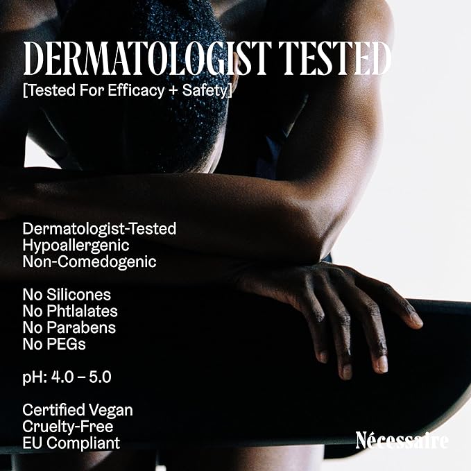 Nécessaire The Body Retinol - Firming Repair Serum + Retinol Body Lotion For Women & Men. Wrinkle + Line Prevention. 0.1% Pure + 10% AHA Crepey Skin Treatment. 5.1 oz