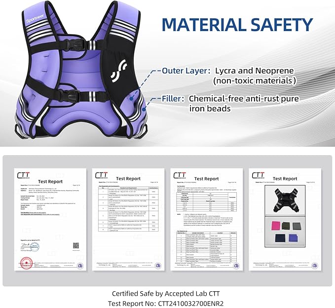 Sportneer Weighted Vest Woman: 8lb/12lb/15lb/20lb/25lb Weight Vest with Detachable Phone Bag, Adjustable Women Weighted Vest Rucking Vest for Walking Strength Training Muscle Building Weight Loss