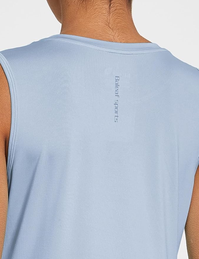 baleaf Workout Tank Tops for Women Sleeveless Running Athletic Loose Fit Yoga Tops Active Shirts Sports Gym Exercise