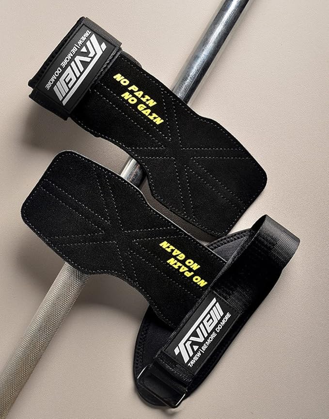 Wrist Straps for Weightlifting for Maximum Grip Support - Lifting Deadlift Strap & Weight Lifting Grips Gloves for Working Out Pull Up Deadlifting & Shrugs