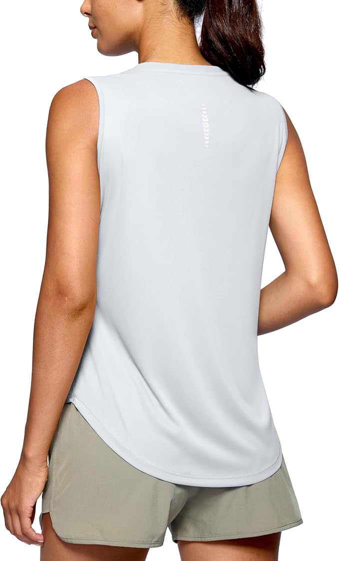 G Gradual Women's Workout Tank Tops Lightweight Sleeveless High Neck Athletic Shirts for Running Gym Tennis Pickleball