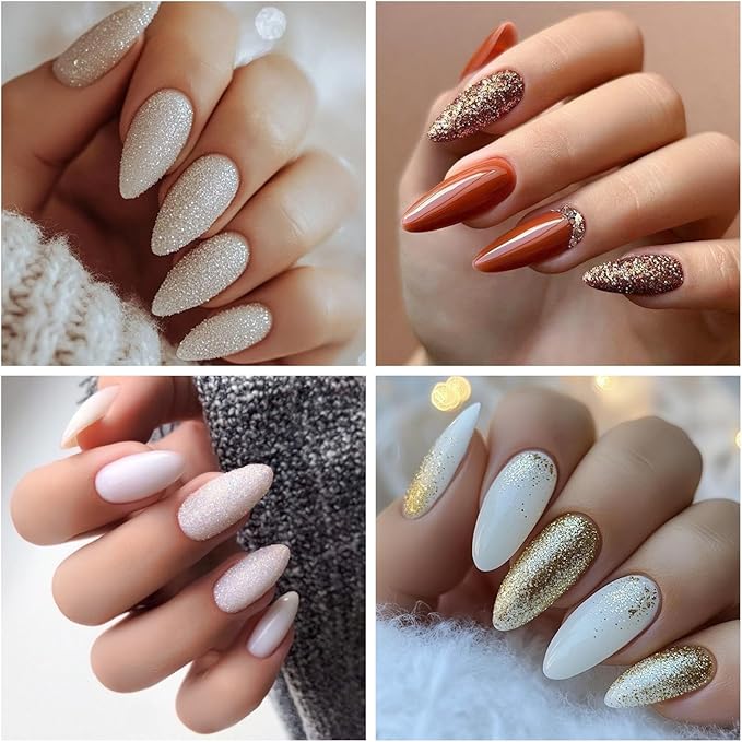 10 Jars Shimmer Shining Nail Glitter for Autumn Winter Ultra-Fine Sugar Coating Effect Sand Powder Dazzling Diamond Dust Manicure Decoration for DIY Home Salon