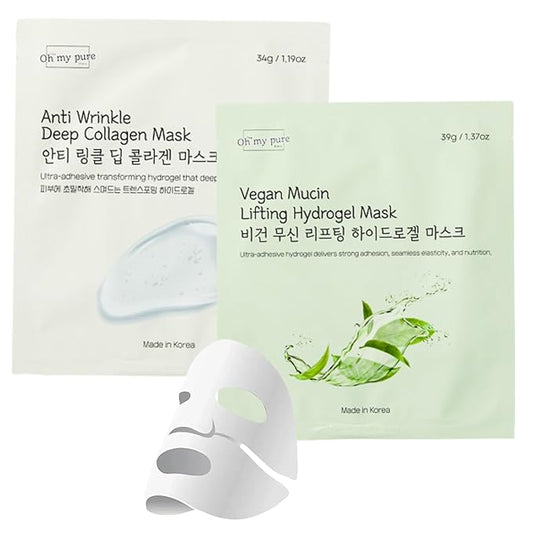 Hydrogel Collagen Korean Face Mask Luxury Skin Care 2 EA (Duo Pack)