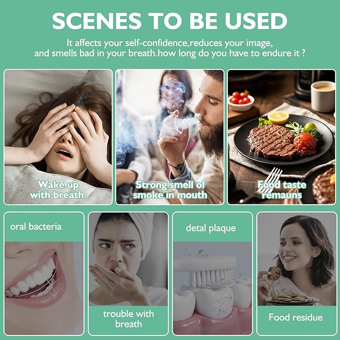 Spearmint Oil Pulling Rinse, Cold Pressed Coconut Oil Mouth Wash, Spearmint and Coconut Pulling Oil,for Breathe Mouth,Gentle Deeply Cleans