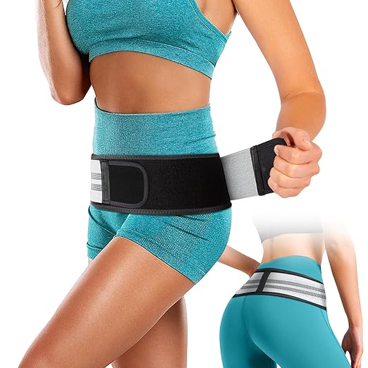 Back Brace for Lower Back Pain, Si Belt, Sciatic Nerve, Relief for Sciatica, Hip, Spine Pain, Pelvic, Sacroiliac Belt-Breathable & Adjustable Lumbar for Women and Men