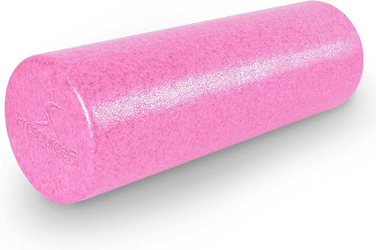ProsourceFit High Density Foam Rollers 12 - inches Long, Firm Full Body Athletic Massage Tool for Back Stretching, Yoga, Pilates, Post Workout Muscle Recuperation