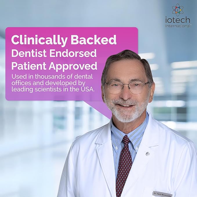 ioRinse Ready-to-Use (RTU) Mouthwash for Fresher Breath, Halitosis Relief, Alcohol-Free, Fluoride-Free and a Professional Clean, Original ioRinse RTU Mouth Wash, Zero Alcohol - Soft Mint Flavor, 1L