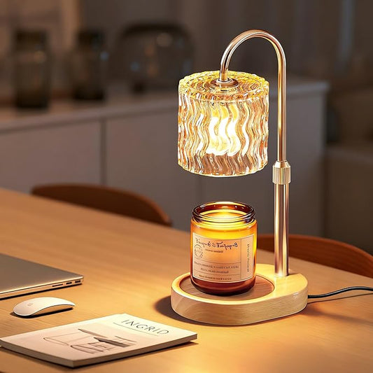 Homelist Candle Warmer Lamp with Timer, Height Adjustable Candle Lamp, Home Decor, Wax Melt Warmer for Birthday Chrismas for Mom, Women, Sister