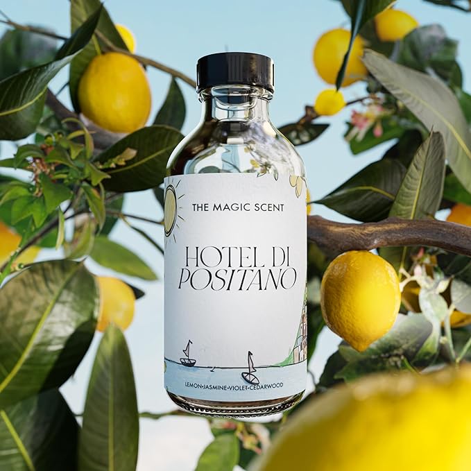The Magic Scent Hotel Di Positano Diffuser Oil Scents - Cold-Air & Ultrasonic Fragrance Oil for Diffuser - Inspired by Amalfi Coast, Italy - Essential Oils for Diffusers - 8.5 fl oz, 250 mL