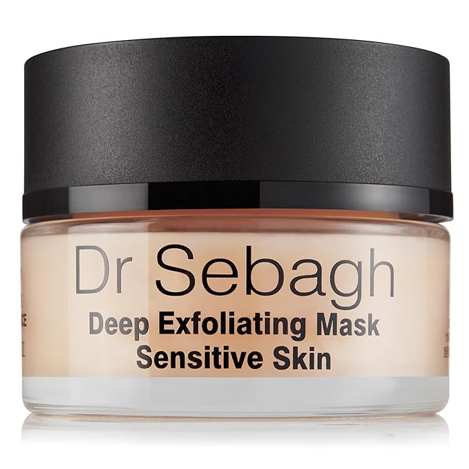 Dr Sebagh Deep Exfoliating Mask (1.7 fl oz) | Formulated For More Sensitive Skin | Enhanced with Azelaic Acid & Lactic Acid | Hydrate, Exfoliate & Rejuvenate | Minimises Appearance of Facial Lines
