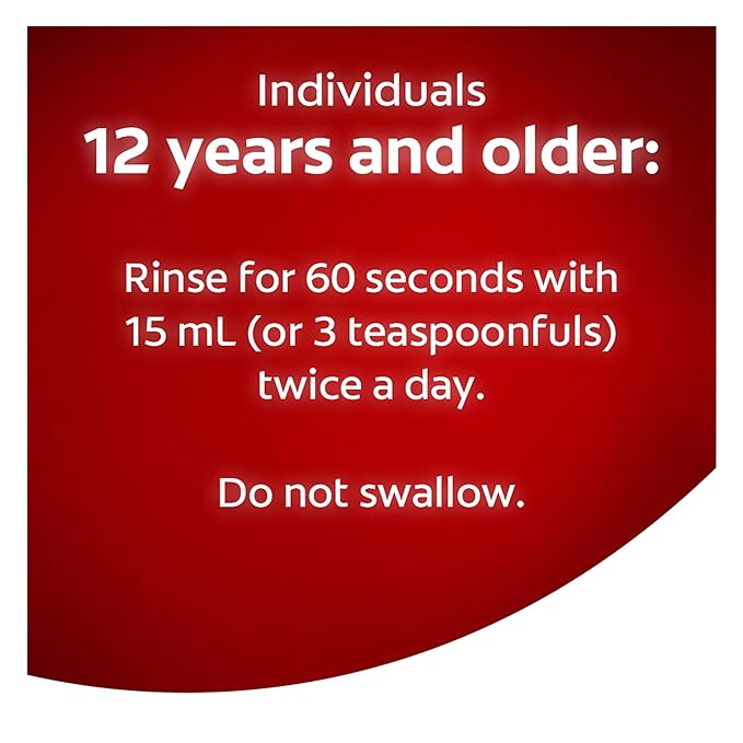 Colgate Optic White Whitening Mouthwash, Fresh Mint - 473 mL (6 Pack)