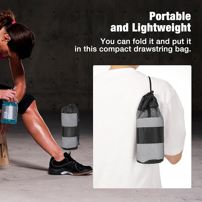 MoKo Yoga Towel, Non Slip Hot Yoga Blanket Printing Pattern Quick Dry with Corner Pocket for Bikram, Pilates, Gym Workout, Outdoor Picnic