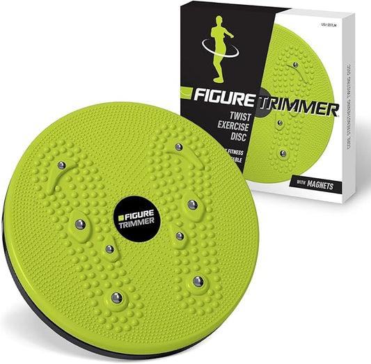 Daiwa Felicity Figure Trimmer Ab Twister Board - Waist Twister Machine for Core & Abs Exercise - Waist Twisting Fitness Tool, Dizzy Disc Twist Board for Slimming Workout & Reflexology