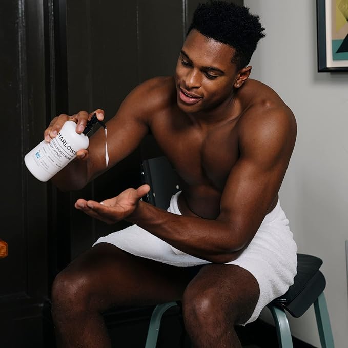 MARLOWE. No. 002 Body Lotion 15 oz Pump, Original, Revitalizing Dry Skin Lotion with Aloe Vera & Amino Acids, Hydrates & Nourishes, Lightly Scented