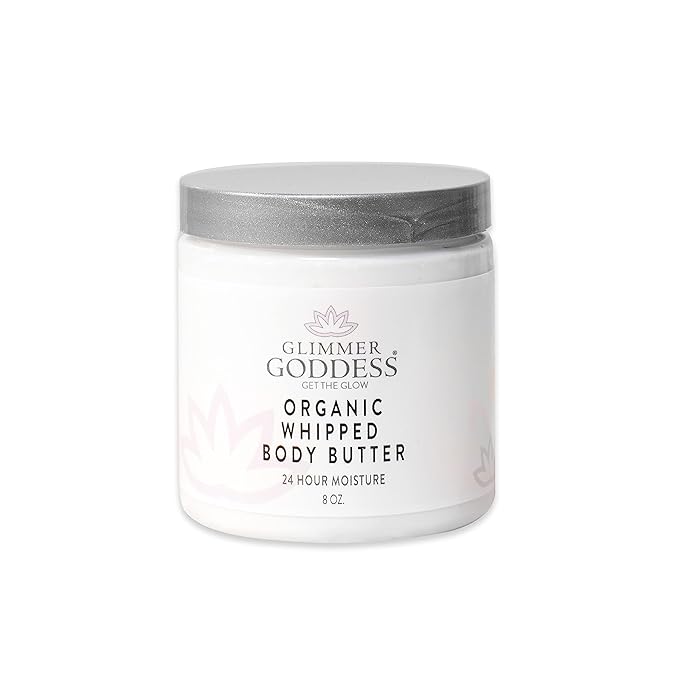 GLIMMER GODDESS Organic Whipped Body Butter (Blood Orange) 8 oz