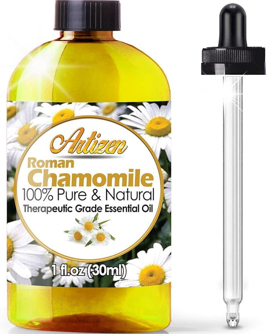Artizen Roman Chamomile Essential Oil for Aromatherapy (30ml / 1 fl oz)