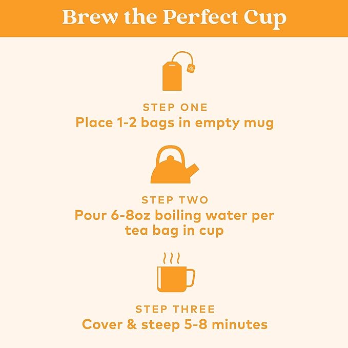 ORGANIC INDIA Calming Tulsi Ashwagandha Tea - Organic Tea Bags, Holy Basil, Vegan, USDA Certified Organic, Non-GMO, Caffeine Free - 18 Infusion Bags, 6 Pack