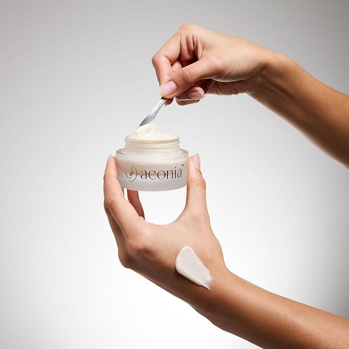 Aeonia Sculpting Cream – Certified Space Technology Skincare, Anti-Aging Moisturizer with Bacillus Lysate & Resveratrol, Hydrates, Firms & Boosts Elasticity, Smooths Fine Lines, 1.69 Fl Oz