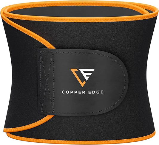 Sweat Waist Trimmer Trainer Belt for Women & Men,Workout Wrap Shaper with Copper Ion for Enhanced Sweating Effect