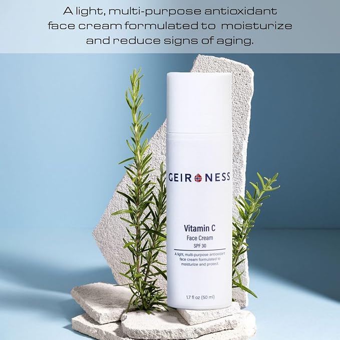Geir Ness Vitamin C Day Cream - SPF 30 - Anti Aging Day Time Moisturizer Cream
